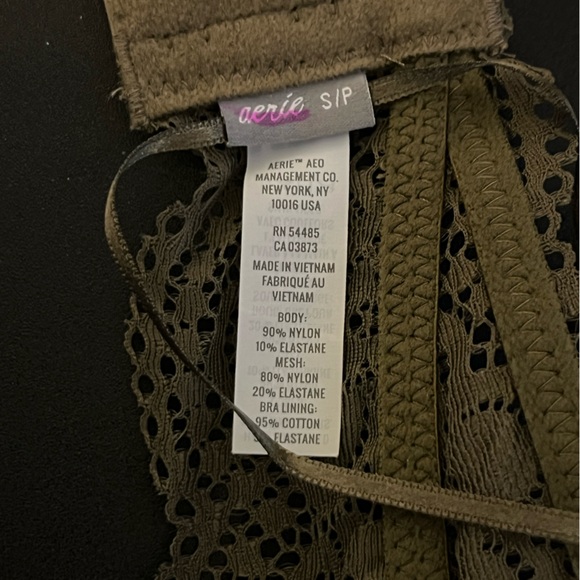NWT Aerie Lace Bralette in Olive - Picture 3 of 3